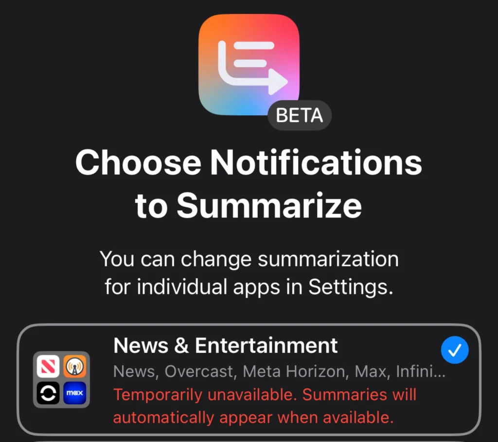 Apple’s Latest iOS Beta Quietly Kills AI News Notifications