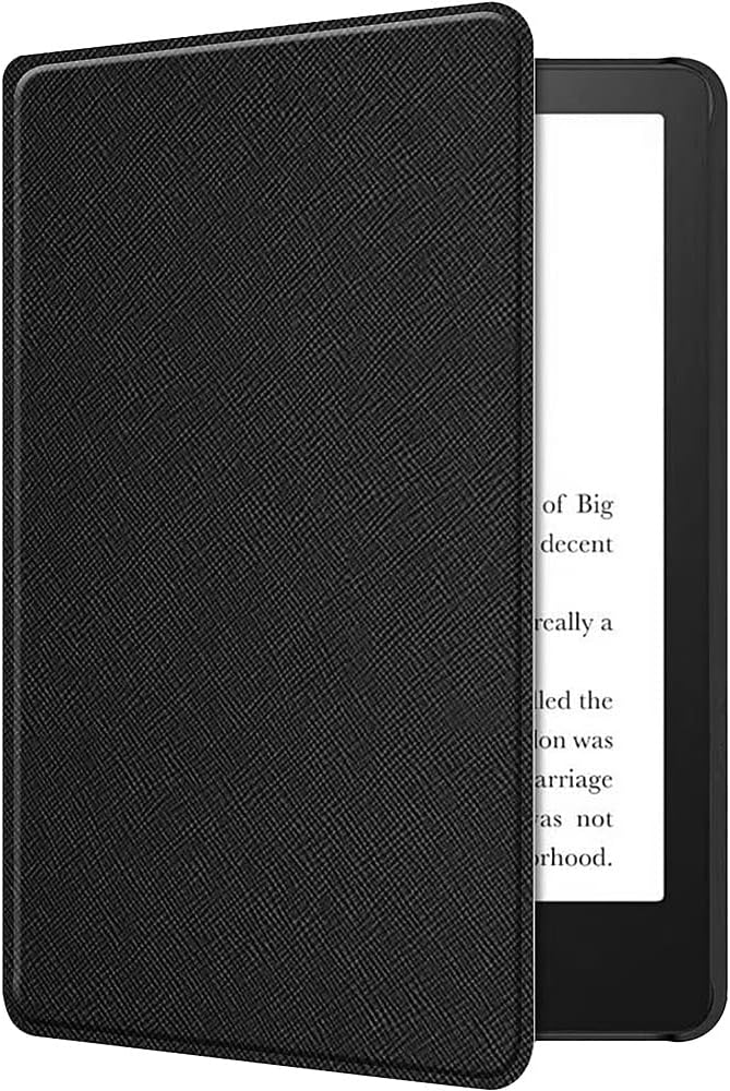 Sahara – Venture Series Case for Amazon Kindle Paperwhite (11th Gen, 2021-2022) & Signature Edition (2022), Black, (TB00190)