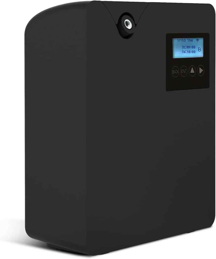 Smart Scent Air Machine for Home, Bluetooth & WiFi Hotel Scent Diffuser with Cold Air Tech, 300ML Waterless Essential Oil HVAC Scent Diffuser for Large Room, Office, Spa(Black) Smart Scent Air Machine for Home, Bluetooth & WiFi Hotel Scent Diffuser with Cold Air Tech, 300ML Waterless Essential Oil HVAC Scent Diffuser for Large Room, Office, Spa(Black)