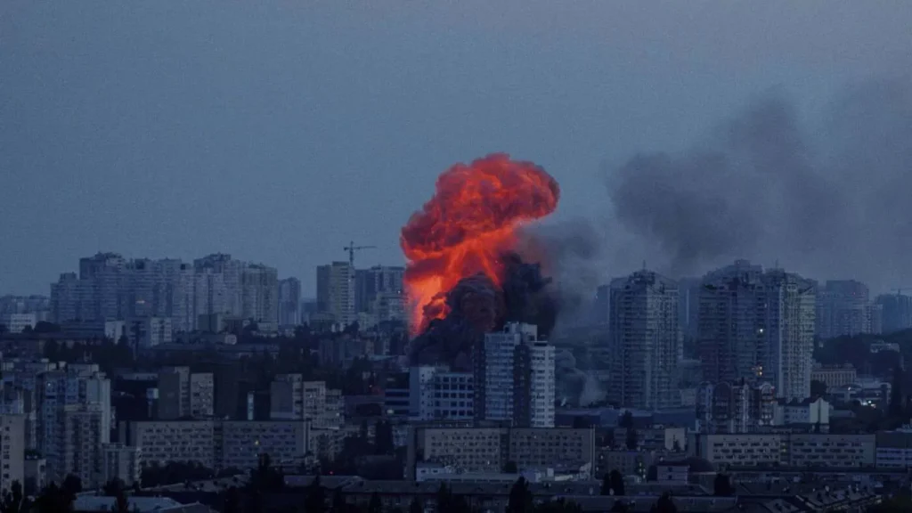 Russia launches drone and missile assaults on Ukraine : NPR