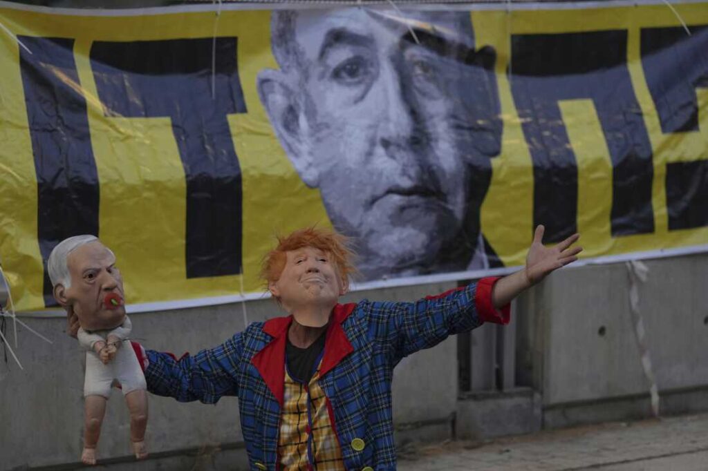 Trump requires Gaza do business in, slams Netanyahu trial : NPR