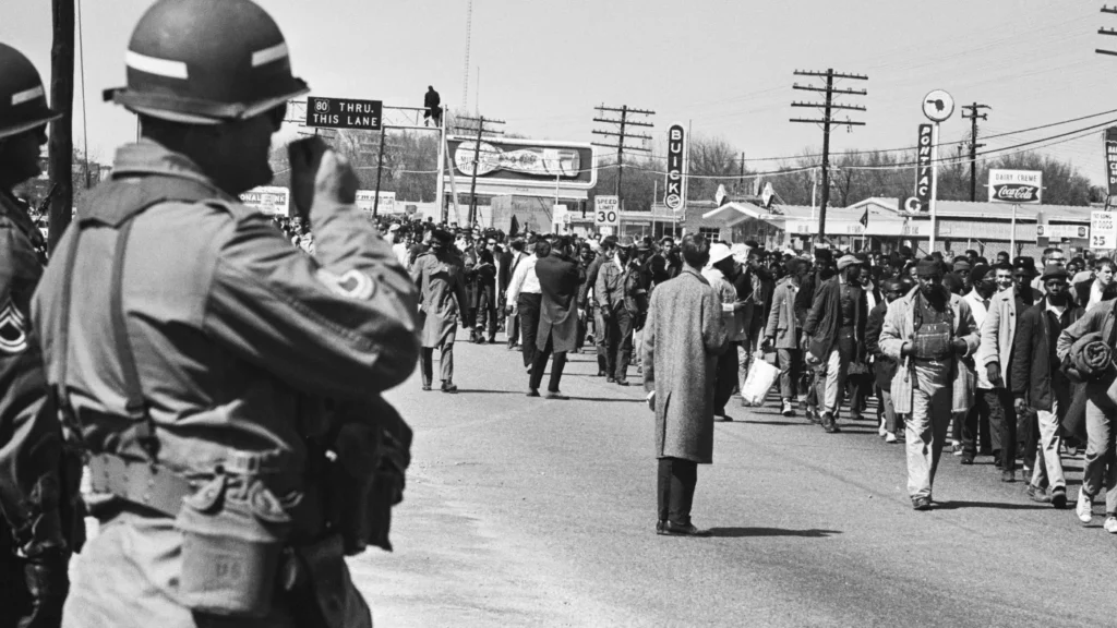 Why Lyndon Johnson federalized the Nationwide Shield in 1965 : NPR