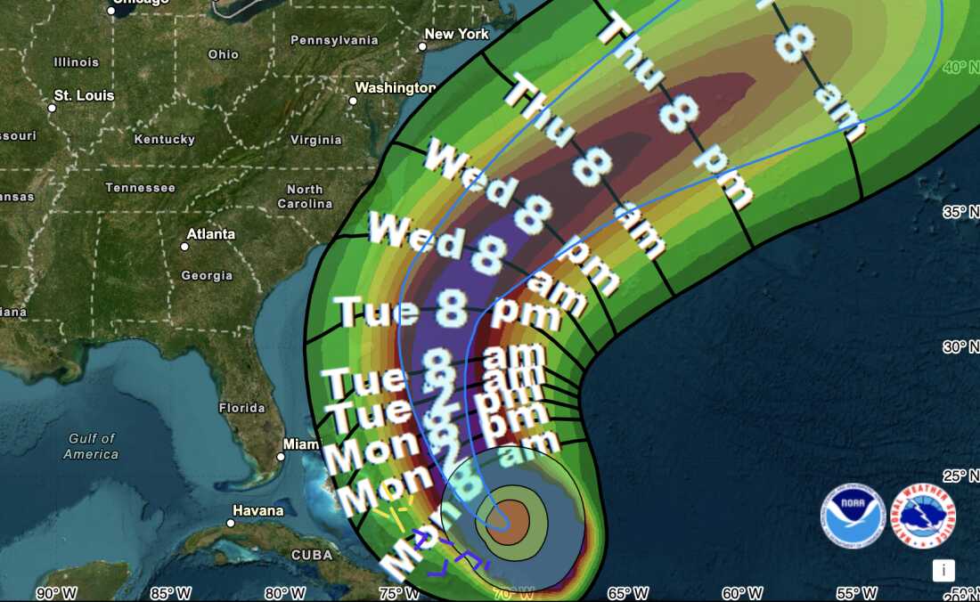Incorrect direct collision forecast on U.S., however overspill dangers instructed evacuations : NPR