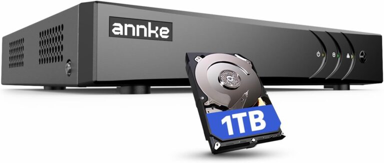 ANNKE 3K Lite 8 Channel Hybrid 5-in-1 Security Digital Video Recorder, H.265+ Surveillance DVR Supports 8CH Analog and 2CH 6MP IP Cameras, Remote Access, AI Human&Vehicle Detection, 1TB Hard Drive