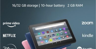 Like-New Amazon Fire 7 tablet (newest model) 7” display, read and watch, under with 10-hour battery life, 16 GB, Black Like-New Amazon Fire 7 tablet (newest model) 7” display, read and watch, under with 10-hour battery life, 16 GB, Black