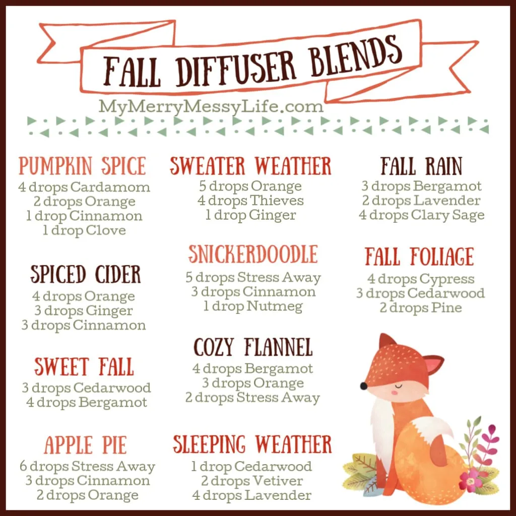 Fall Crucial Oil Blends For Your Diffuser