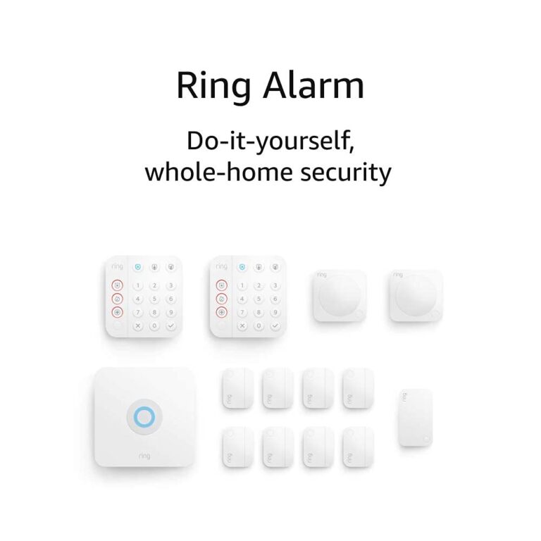 Ring Alarm 14-Piece Kit – Wireless Smart Home Security System | Expandable | Easy Setup | Mobile App Control | 24/7 Professional Monitoring | Alexa Compatible