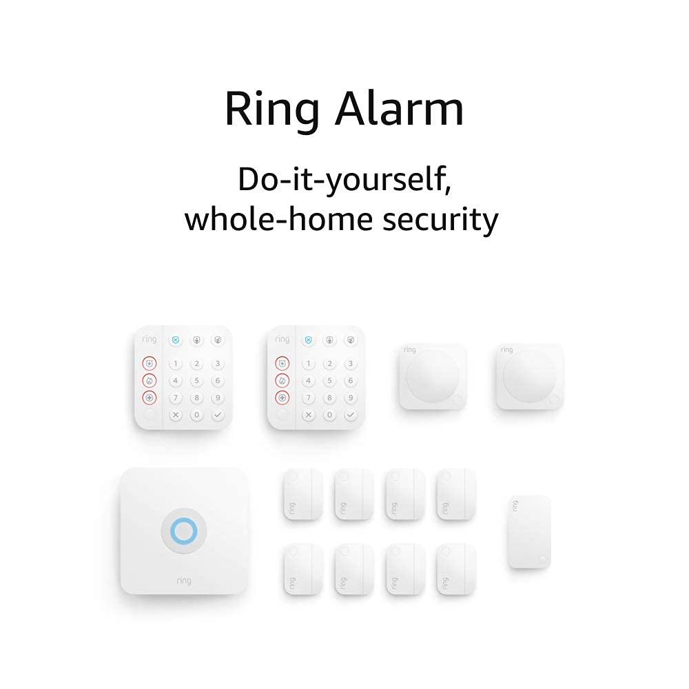 Ring Alarm 14-Piece Kit – Wireless Smart Home Security System | Expandable | Easy Setup | Mobile App Control | 24/7 Professional Monitoring | Alexa Compatible Ring Alarm 14-Piece Kit – Wireless Smart Home Security System | Expandable | Easy Setup | Mobile App Control | 24/7 Professional Monitoring | Alexa Compatible