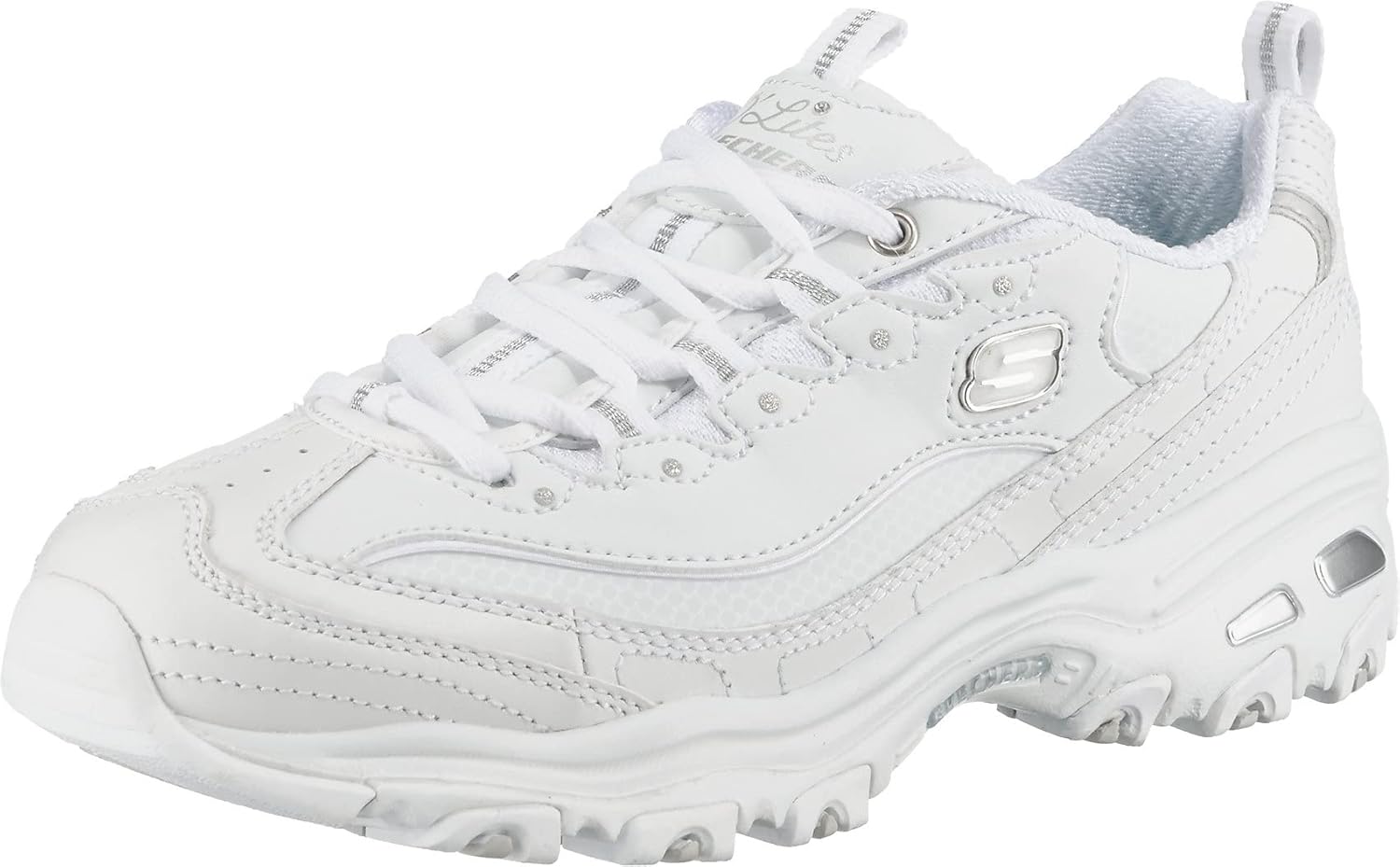 Skechers Women’s D’Lites Fresh Start Memory Foam Lace-up Sneaker Fashion