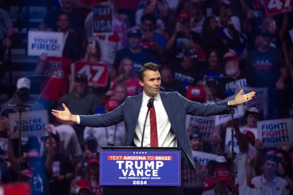 Trump provides Charlie Kirk the Medal of Liberty posthumously : NPR
