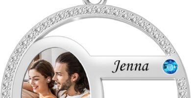 Custom Photo Picture Necklace with 1-5 Birthstones Birth Month Stones Engraved Names Ideal Gift for Mothers Grandmothers Family Celebrations Custom Photo Picture Necklace with 1-5 Birthstones Birth Month Stones Engraved Names Ideal Gift for Mothers Grandmothers Family Celebrations