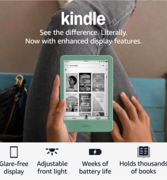 Like-New Amazon Kindle (16 GB) – Lightest and most compact Kindle, with glare-free display, faster page turns, adjustable front light, and long battery life – Matcha Like-New Amazon Kindle (16 GB) – Lightest and most compact Kindle, with glare-free display, faster page turns, adjustable front light, and long battery life – Matcha