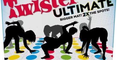 Hasbro Gaming Twister Ultimate: Bigger Mat, More Colored Spots, Family, Kids Party Game Age 6+; Compatible with Alexa (Amazon Exclusive) Hasbro Gaming Twister Ultimate: Bigger Mat, More Colored Spots, Family, Kids Party Game Age 6+; Compatible with Alexa (Amazon Exclusive)