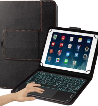 TouchPad Keyboard case for 9″,9.7″,10.1″,10.2″,10.5″,10.9″,11″ Tablets,2-in-1 Bluetooth Wireless Keyboard with Touchpad,7 Colors Backlit & Leather Folio Cover(Black) TouchPad Keyboard case for 9″,9.7″,10.1″,10.2″,10.5″,10.9″,11″ Tablets,2-in-1 Bluetooth Wireless Keyboard with Touchpad,7 Colors Backlit & Leather Folio Cover(Black)