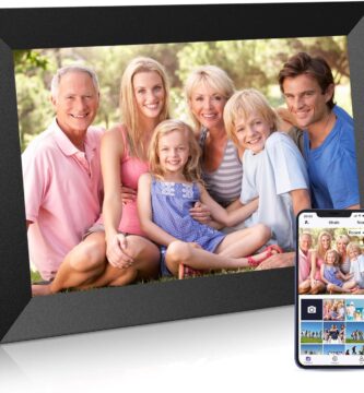 Uhale Digital Picture Frame WiFi 10.1 inch HD IPS Touch Screen Electronic Picture Frame Slideshow Smart Loop Digital Photo Frame with APP & SD Card Slot to Load Photos & Videos from Your Phone