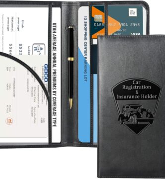 CoBak Car Registration and Insurance Holder – Vehicle Glove Box Car Organizer, Auto Truck Comparment Accessories Case for Essential Document, Driver License, Cards CoBak Car Registration and Insurance Holder – Vehicle Glove Box Car Organizer, Auto Truck Comparment Accessories Case for Essential Document, Driver License, Cards