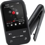 128GB MP3 Player – Clip MP3 Player with Bluetooth 5.3, Portable Music Player with FM Radio, Voice Recorder, Pedometer, Mini Design Ideal for Sport, Earphones Included (Clip Player)