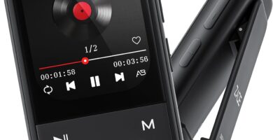 128GB MP3 Player – Clip MP3 Player with Bluetooth 5.3, Portable Music Player with FM Radio, Voice Recorder, Pedometer, Mini Design Ideal for Sport, Earphones Included (Clip Player)