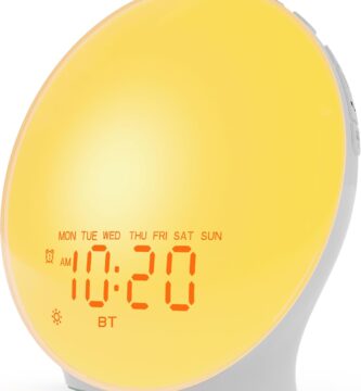 JALL Sunrise Alarm Clock White Noise Sound Machine with 22 Soothing Sounds, 17 NightLights, Bluetooth Speaker, Wake Up Light Alarm Clock for Bedrooms, Heavy Sleepers, Ideal Gift for Baby, Kids Seniors JALL Sunrise Alarm Clock White Noise Sound Machine with 22 Soothing Sounds, 17 NightLights, Bluetooth Speaker, Wake Up Light Alarm Clock for Bedrooms, Heavy Sleepers, Ideal Gift for Baby, Kids Seniors
