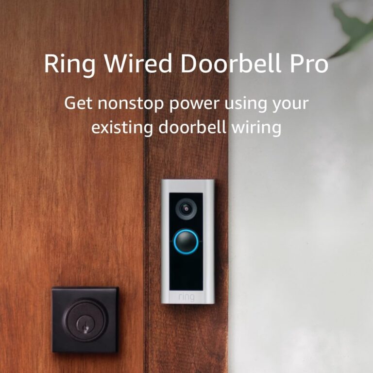Ring Wired Doorbell Pro – Best-in-class with cutting-edge features (existing doorbell wiring required)