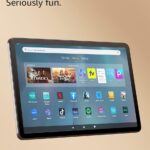 Like-New Amazon Fire Max 11 tablet (newest model) vivid 11” display, all-in-one for streaming, reading, and gaming, 14-hour battery life, optional stylus and keyboard, 64 GB, Gray