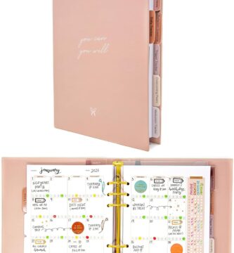 CanPlan Mental Health Planner – Self Care Gift for Women, Mental Health Journal, Book, Anxiety, Depression, ADHD Planner and Tracker, Self Love Self Care Journal, Wellness Planner, Pink