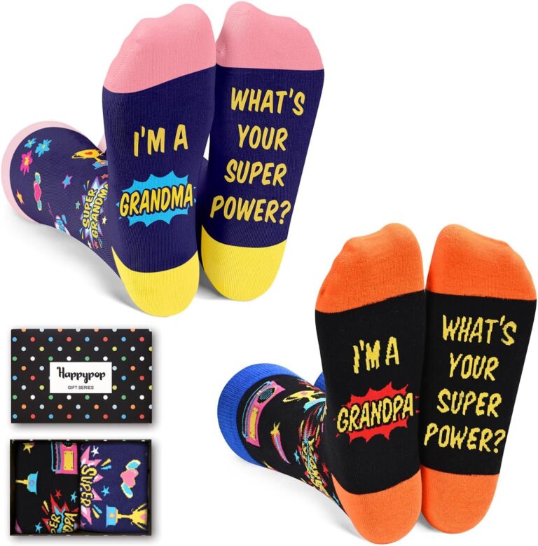 HAPPYPOP Gifts for Women Men – Aunt Uncle Grandparent Parent Socks, Mothers Father Day Socks