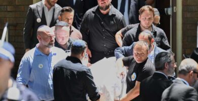 Mourners grieve 10-year-old slain in Bondi mass shooting as Australia’s leader pledges new hate laws : NPR