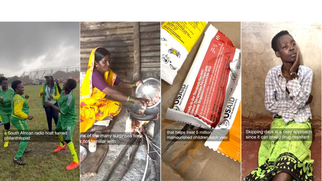 Plumpy’Nut, aid cuts, soccer grannies : Goats and Soda : NPR