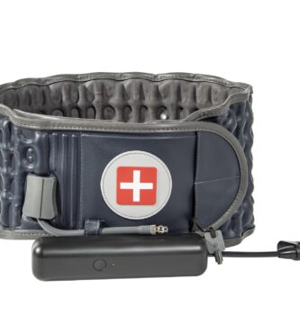 6xigouma Decompression Back Belt with Electric Inflatable Pump -Lumbar Support Belt for Lower Back Pain Relief, Air Traction Device Fits Waist Size 29-49 Inches (Blue) 6xigouma Decompression Back Belt with Electric Inflatable Pump -Lumbar Support Belt for Lower Back Pain Relief, Air Traction Device Fits Waist Size 29-49 Inches (Blue)