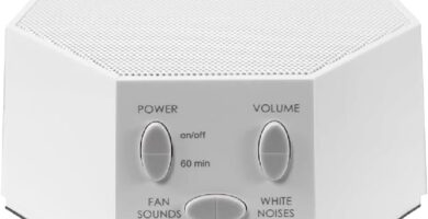 Adaptive Sound Technologies LectroFan Classic White Noise Machine – Global Power Edition with Adaptors for US, UK & EU – 20 Non-Looping Fan & White Noise Variations – White