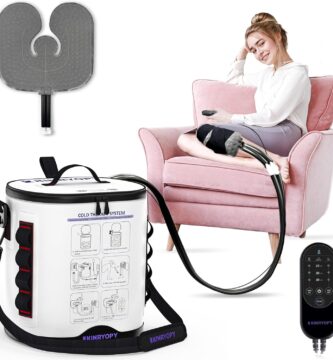 Cold Therapy Machine with Programmable Timer, Portable Ice Machine for Knee After Surgery, Knee Replacement Recovery System, Cryotherapy Pain Relief w/Compression Pad Cold Therapy Machine with Programmable Timer, Portable Ice Machine for Knee After Surgery, Knee Replacement Recovery System, Cryotherapy Pain Relief w/Compression Pad