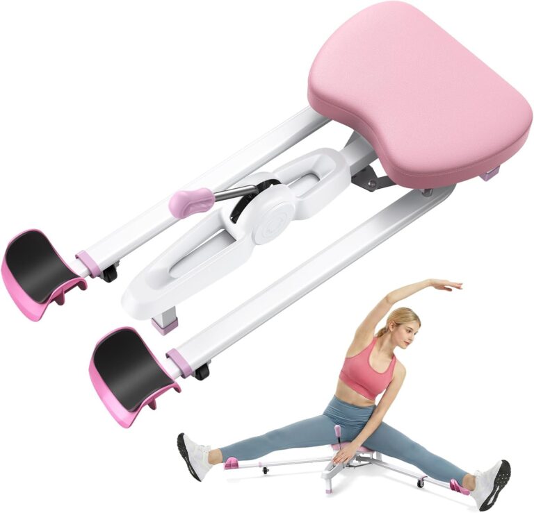 MERACH Split Machine, Leg Stretcher for Flexibility, 180° Stretching Equipment with 6-Level Length Adjustment & Comfortable Pad, Home Stretch Machine for Dance, Gymnastics, 300lbs Capacity