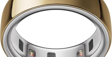 Oura Ring 4 – Gold – Size 8 – Size Before You Buy