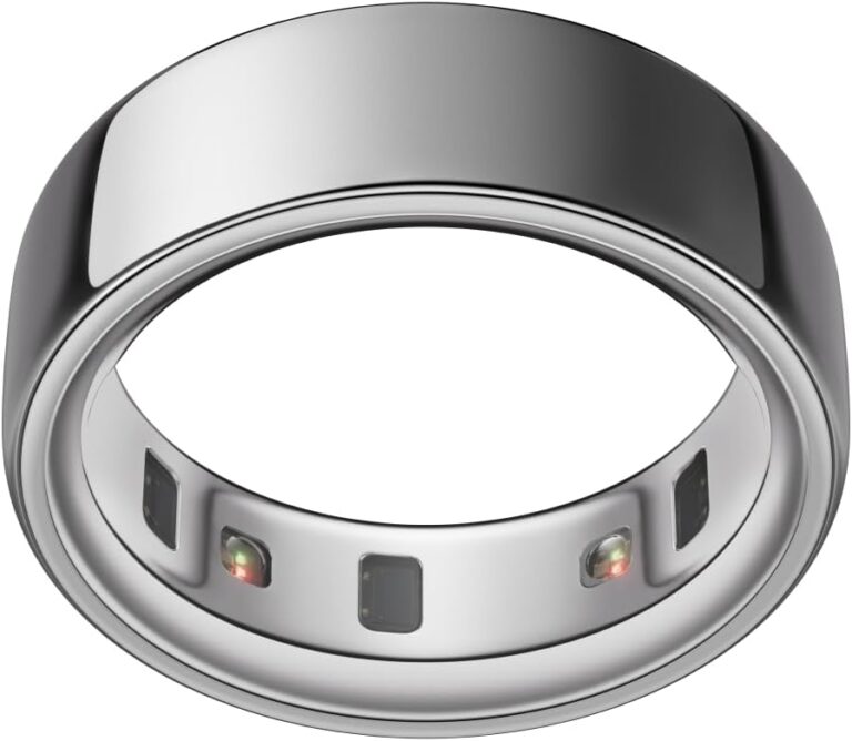 Oura Ring 4 – Silver – Size 8 – Size Before You Buy