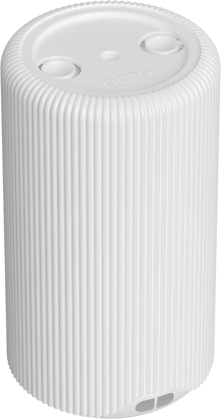 Pura Plus Smart Home Fragrance Diffuser for Large Spaces – Adjust Scent Intensity, Set Schedules & Timers, and More in Pura App – Fragrances Sold Separately – White
