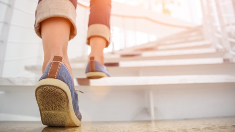 Climbing stairs burns up to three times more calories than walking
