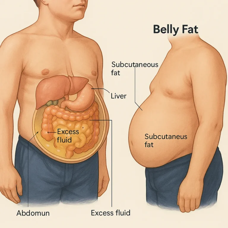The Dangerous Link Between Belly Fat and Liver Health