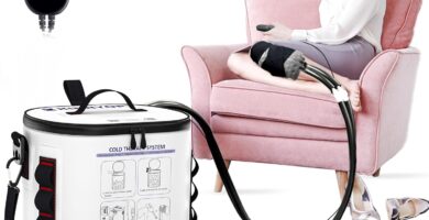 Cold Therapy Machine with Programmable Timer, Portable Ice Machine for Knee After Surgery, Knee Replacement Recovery System, Cryotherapy Pain Relief w/Compression Pad for,Shoulder, Hip and Ankle Cold Therapy Machine with Programmable Timer, Portable Ice Machine for Knee After Surgery, Knee Replacement Recovery System, Cryotherapy Pain Relief w/Compression Pad for,Shoulder, Hip and Ankle