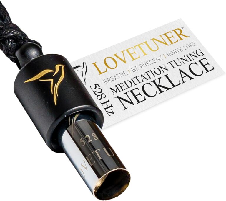 LOVETUNER 528Hz Breathing Necklace for Stress Relief, Mindfulness & Meditation | Sound Healing Whistle for Anxiety, Focus, Calm & Relaxation | Emotional Wellness, Inner Peace & Balance Necklace