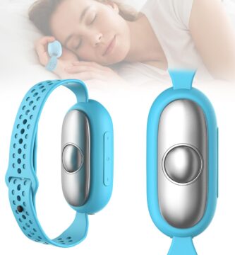 Sleep Aid Device, Hand Micro-Current Sleep Instrument Anxiety Device, Portable Rechargeable Sleep Aid for Anxiety and Insomnia (Blue)