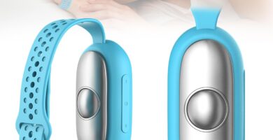 Sleep Aid Device, Hand Micro-Current Sleep Instrument Anxiety Device, Portable Rechargeable Sleep Aid for Anxiety and Insomnia (Blue)