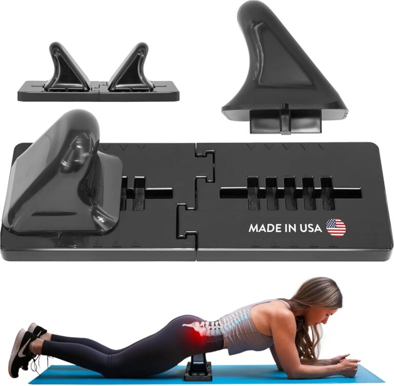 Thrival Wave – Fully Adjustable Psoas Muscle Release Tool for QL, Hip Flexor, Back, Hamstring, Glute, Iliacus, and Neck Pain – Trigger Point and Myofascial Release Tool – Carbon Black