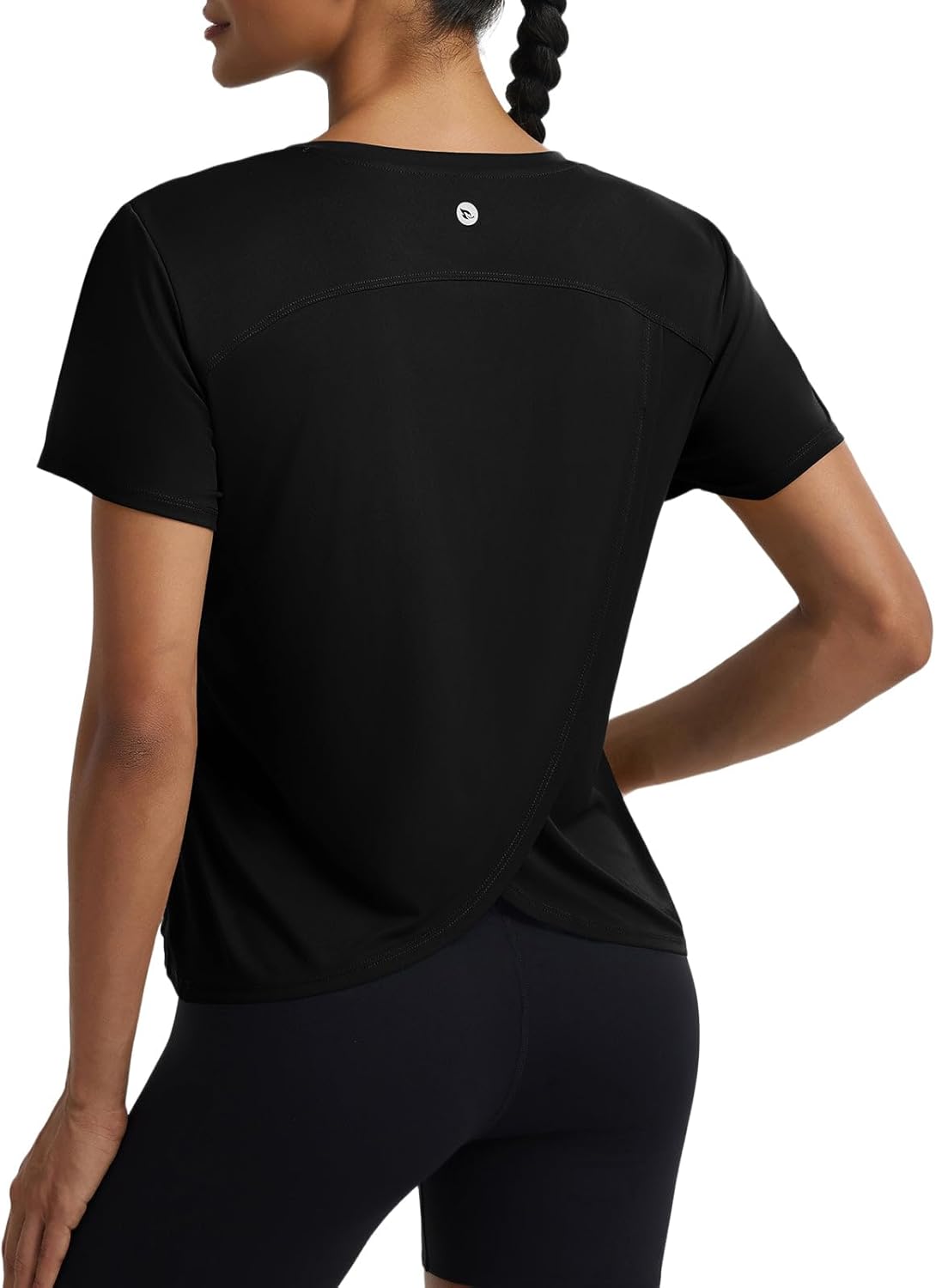 baleaf Women’s Short Sleeve Workout Shirts Athletic Tops Sun Protection Breathable T-Shirts Quick Dry Gym Running Tennis