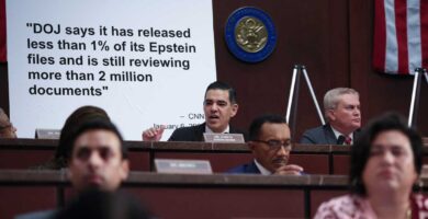 Democrats want answers from DOJ about missing Trump Epstein files : NPR