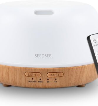 300ML Essential Oil Diffuser with 7-Color LED Lights and Remote Control, Modern Minimalist Design, High-Efficiency Ultrasonic Mist Aromatherapy Diffuser for Home 300ML Essential Oil Diffuser with 7-Color LED Lights and Remote Control, Modern Minimalist Design, High-Efficiency Ultrasonic Mist Aromatherapy Diffuser for Home