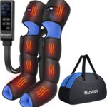 Leg Massager with Heat and Compression : Sequential Compression Boots with 6 Modes,9 Intensity and 3 Heat for Circulation and Pain Relief – Christmas Birthday for Mom, Dad, Athletes, Gym