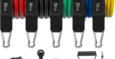 VEICK Resistance Bands, Exercise Bands, Workout Bands, Resistance Bands for Working Out with Handles for Men and Women, Exercising Bands for Fitness Weights Work Out at Home VEICK Resistance Bands, Exercise Bands, Workout Bands, Resistance Bands for Working Out with Handles for Men and Women, Exercising Bands for Fitness Weights Work Out at Home