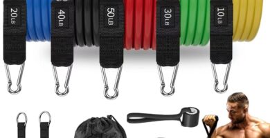 WHATAFIT Resistance Bands, Exercise Bands，Resistance Bands for Working Out, Work Out Bands with Handles for Men and Women Fitness, Strength Training Home Gym Equipment