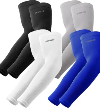 YQXCC 4 Pairs Arm Sleeves, Cooling UV Sun Protection Sports Compression Sleeves for Men Women, Golf Basketball Arm Sleeves YQXCC 4 Pairs Arm Sleeves, Cooling UV Sun Protection Sports Compression Sleeves for Men Women, Golf Basketball Arm Sleeves